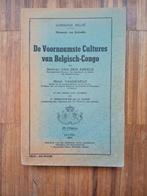 De voornaamste Cultures van Belgisch-Congo, 1951, Ophalen of Verzenden, Zo goed als nieuw, Overige onderwerpen