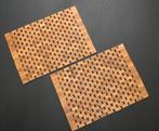 Placemats onderzetters hout, Huis en Inrichting, Woonaccessoires | Onderzetters, Ophalen of Verzenden, Nieuw
