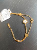 Klaver armband verguld goud, Bijoux, Sacs & Beauté, Comme neuf, Or, Enlèvement ou Envoi