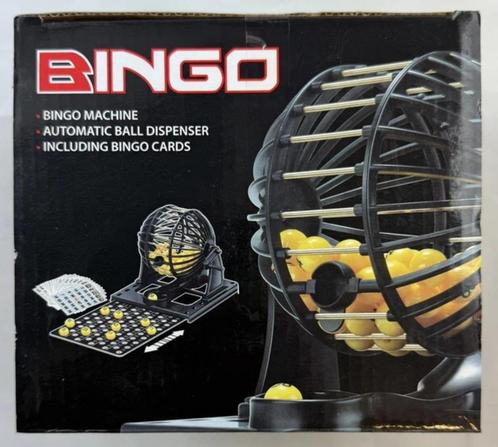 Bingo spel met trommel met 75 ballen lotto Tombola nieuw, Hobby en Vrije tijd, Gezelschapsspellen | Bordspellen, Zo goed als nieuw