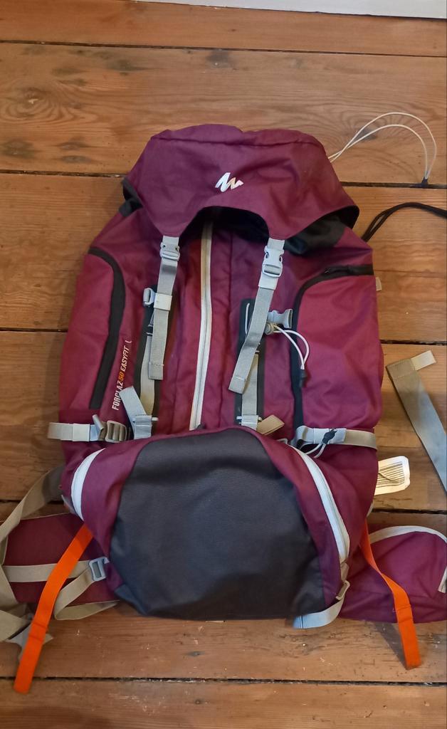 Sac a dos de randonnée/voyage Quechua Forclaz 50l, Bijoux, Sacs & Beauté, Sacs | Sacs à dos, Utilisé