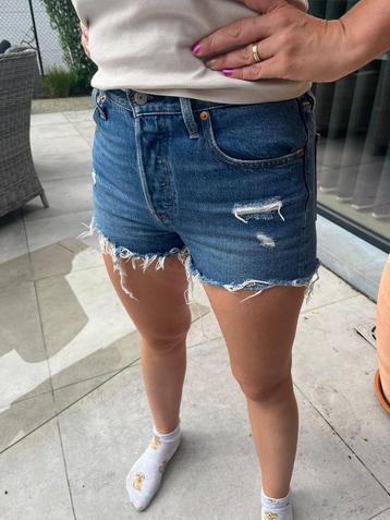 Levi’s strauss levis jeansshort broek jeans mt 27 beschikbaar voor biedingen