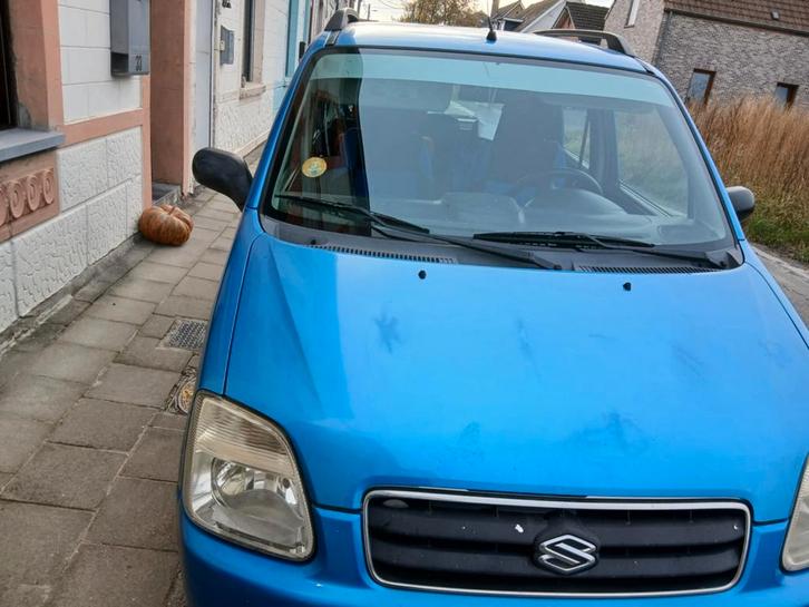 Suzuki wagon R, Auto's, Suzuki, Particulier, Wagon R+, Benzine, 5 deurs, Handgeschakeld, Blauw, Voorwielaandrijving, Onderhoudsboekje