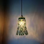 Vintage Val Saint Lambert kristalglazen hanglamp., Ophalen of Verzenden