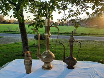Thee set messing Marokkaans beschikbaar voor biedingen