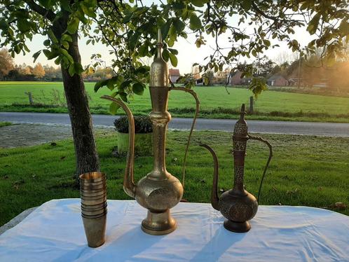 Thee set messing Marokkaans, Huis en Inrichting, Keuken | Servies, Ophalen