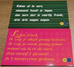 2 postkaarten: van Belgische frank naar Euro, Enlèvement ou Envoi, 1980 à nos jours, Non affranchie, Autres thèmes