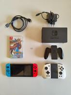 Nintendo Switch with 2 controllers + Pokemon Sword + microSD, Games en Spelcomputers, Ophalen, Met games, Met 2 controllers, Zo goed als nieuw