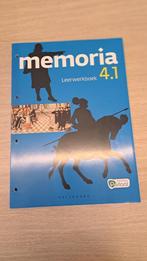 Memoria - leerwerkboek 4.1 - Pelckmans, Boeken, Schoolboeken, ASO, Geschiedenis, Nieuw, Ophalen of Verzenden