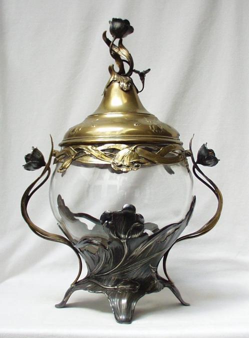 Art Nouveau Punchbowl., Antiek en Kunst, Antiek | Servies los, Ophalen of Verzenden