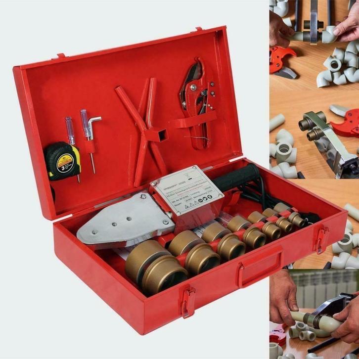 Temperatuur gestuurde kunststof buis lasmachine 16 - 63 mm, Auto diversen, Autogereedschap, Verzenden