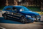 Mercedes C180CDI AMG Packet, Auto's, Achterwielaandrijving, 4 cilinders, Blauw, Leder