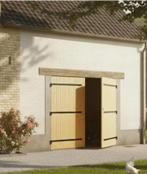 grenen garagepoort garagedeur, Doe-het-zelf en Bouw, Ophalen, Gebruikt, Garagedeur