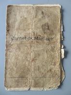 1900 carnet de mariage Guillaume Kempenaerts Kortrijk Dutsel, Collections, Avant 1940, Utilisé, Enlèvement ou Envoi