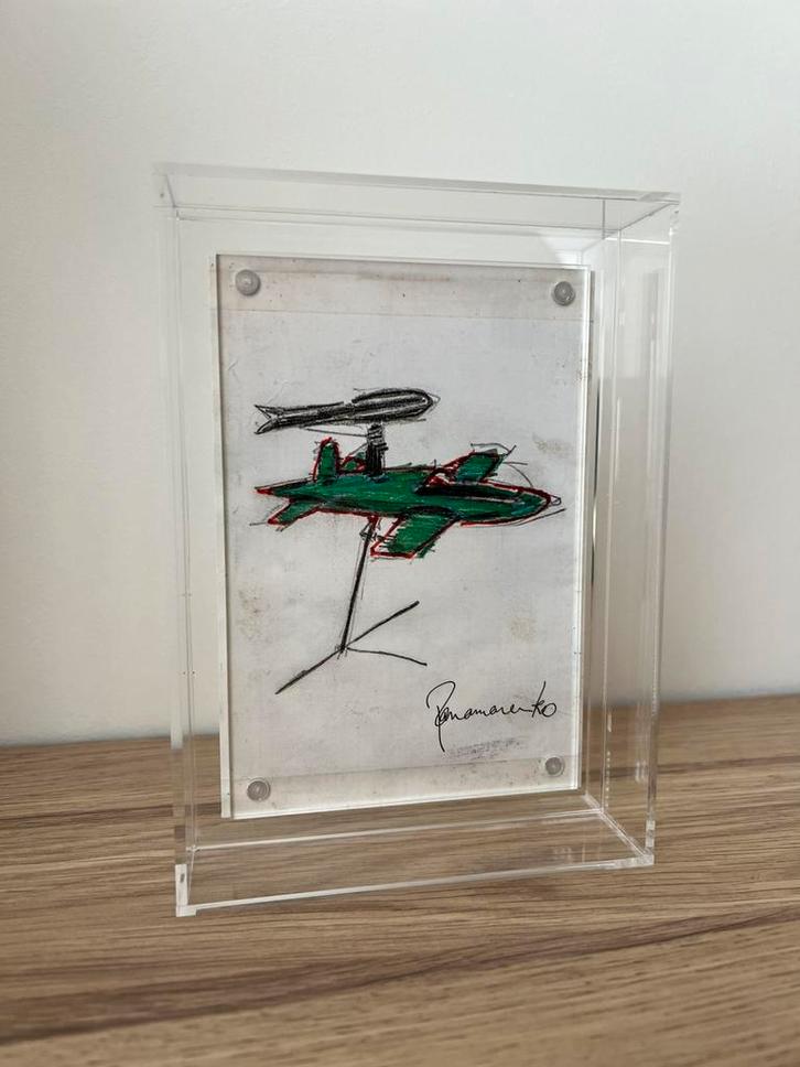 Panamarenko - V1 Barada Jet in plexibox, Antiek en Kunst, Kunst | Litho's en Zeefdrukken, Ophalen of Verzenden