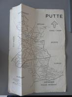 Plan de 2 affiches de Putte Keerbergen, Ing. A. De Smedt 195, Collections, Photos & Gravures, Comme neuf, 1940 à 1960, Envoi, Gravure