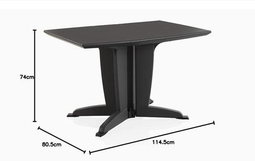 Inklapbare tuintafel +2 nieuwe stoelen, Tuin en Terras, Tuintafels, Gebruikt, Ophalen