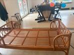 Rotan peuterbedje, Kinderen en Baby's, Ophalen, 70 tot 85 cm, 140 tot 160 cm, Zo goed als nieuw