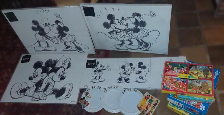 Groot Disney Lot Mickey – Nieuw/Sealed + Puzzels, Verzamelen, Disney, Nieuw, Overige typen, Mickey Mouse, Ophalen