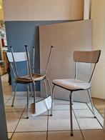 Formica tafel met 3 stoelen, Huis en Inrichting, Tafels | Eettafels, Ophalen, Gebruikt, 100 tot 150 cm, 50 tot 100 cm