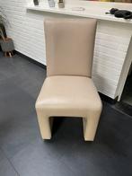 6 lederen stoelen, Huis en Inrichting, Ophalen, Gebruikt, Leer, Vijf, Zes of meer stoelen