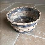 geweven houten mand, Ophalen, Zo goed als nieuw, Hout, Mand