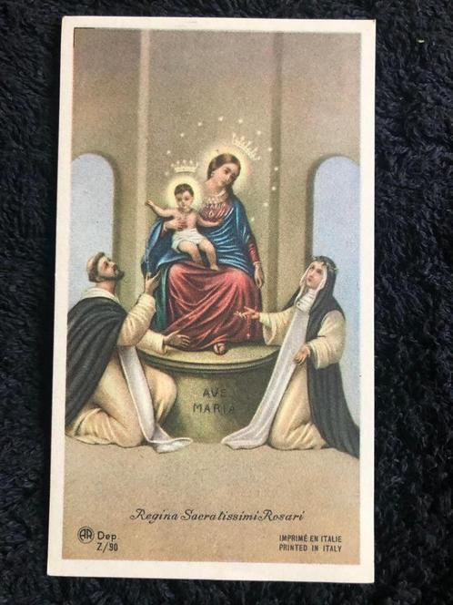 Carte de dévotion AR Dep. Z90 Regina Sacratissimi Rosari 6x1, Collections, Religion, Comme neuf, Christianisme | Catholique, Carte ou Gravure