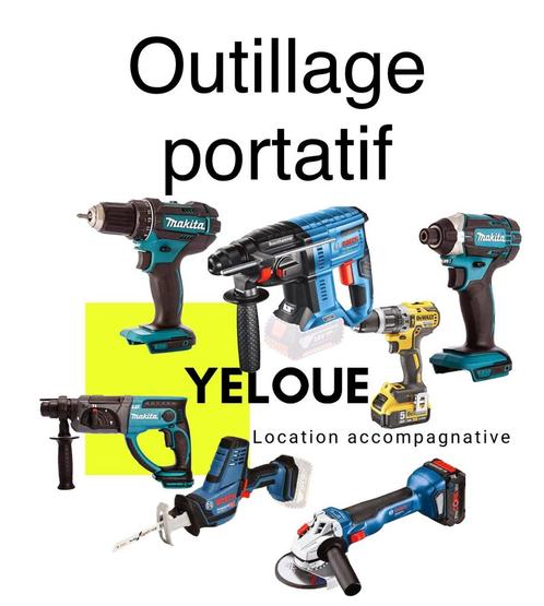 Perceuse, foreuse, disqueuse.  votre pack Location 25€, Bricolage & Construction, Outillage | Foreuses, Comme neuf, Perceuse
