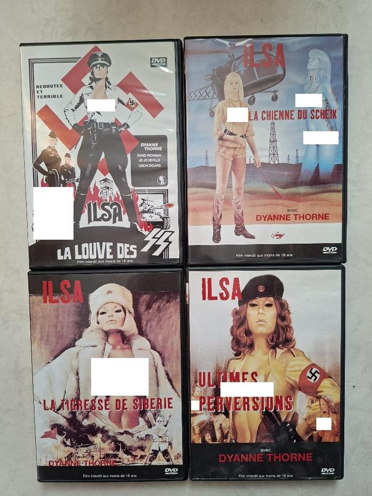 Quadrilogie Ilsa (dvd) avec Dyanne Thorne, Cd's en Dvd's, Dvd's | Horror, Zo goed als nieuw, Overige genres, Vanaf 16 jaar, Ophalen of Verzenden