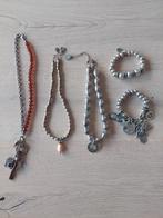 Juwelen van Bibi Bijoux zilverkleurig, Met hanger, Ophalen of Verzenden, Zo goed als nieuw, Zilver