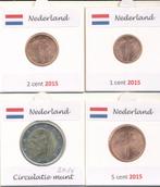 Nederland - 2 €uro -  5 - 2 - 1 cent, Verzenden, Overige landen, 2 euro, Setje