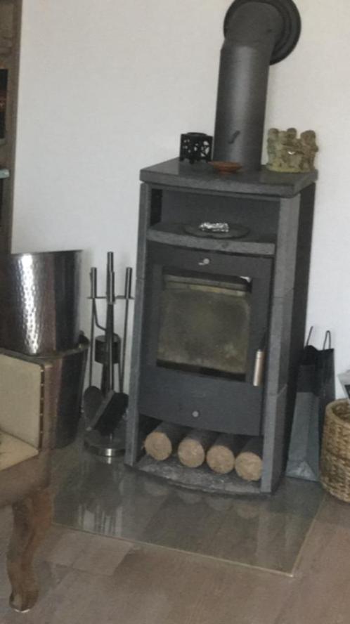 Fireplace speksteen houtkachel, Huis en Inrichting, Kachels, Gebruikt, Vrijstaand, Houtkachel, Hout, Ophalen
