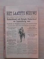 De oorlogskranten WO II - Het Laatste Nieuws, Général, Enlèvement ou Envoi, Deuxième Guerre mondiale, Neuf