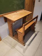 Vintage schoolbank, Huis en Inrichting, Ophalen, Gebruikt, Bureau
