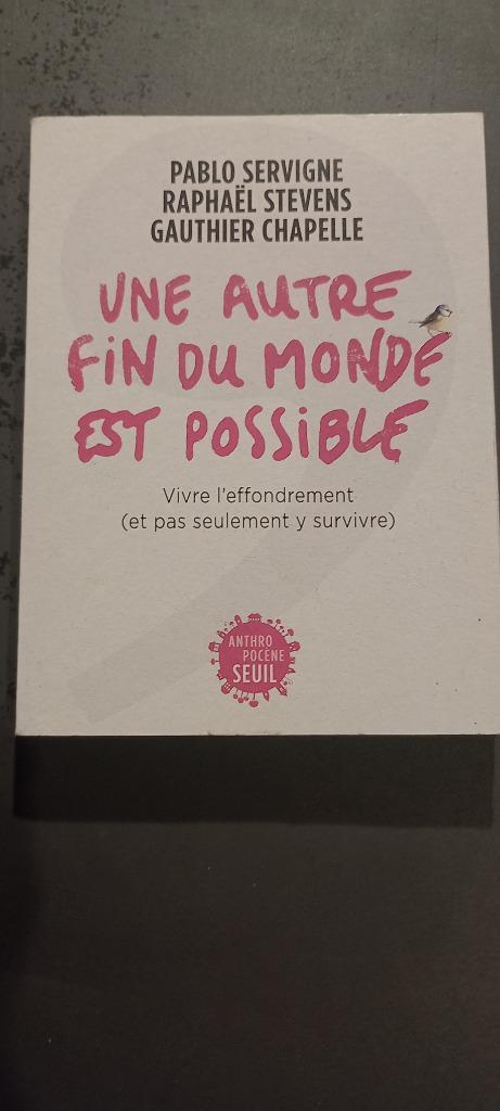Boek 'Een ander einde van de wereld is mogelijk', Pablo Serv, Boeken, Natuur, Zo goed als nieuw, Ophalen of Verzenden