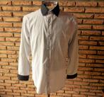 43 - chemise homme t.L blanche et noire - gil d'auray -, Comme neuf, Enlèvement ou Envoi, Blanc, - gil d'auray