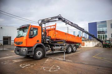 Renault LANDER 380 DXI+HIAB XS144BS-3 disponible aux enchères