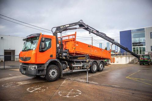 Renault LANDER 380 DXI+HIAB XS144BS-3, Autos, Camions, Entreprise, Achat, Air conditionné, Vitres électriques, Renault, Diesel