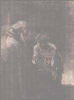 dessin au fusain garçon et aîné, Antiquités & Art, Art | Peinture | Classique, Enlèvement ou Envoi