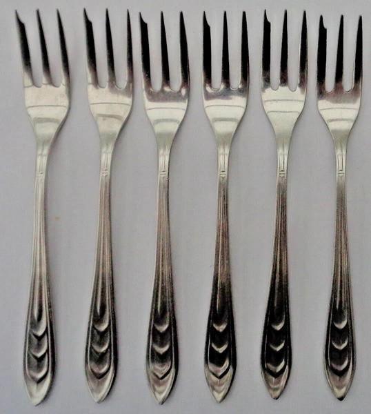 Sola GZ 83 Lot de 6 fourchettes à gâteau et à pâtisserie 11,, Maison & Meubles, Cuisine | Couverts, Comme neuf, Ensemble de couverts