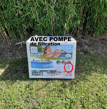 Piscine INTEX NEUVE Easy 305 x 76cm AVEC POMPE FILTRANTE, Neuf, 200 à 400 cm, 300 cm ou plus, Rond