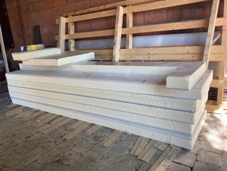 Isolatieplaten: PIR + Fermacell 2600x600x81+12,5mm, Doe-het-zelf en Bouw, Isolatie en Afdichting, Nieuw, Muurisolatie, Dakisolatie