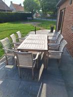 tuinset 7stoelen, Ophalen, Zo goed als nieuw, Tuinset