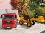 Set Bruder: kiepwagen en shovel, Ophalen, Gebruikt