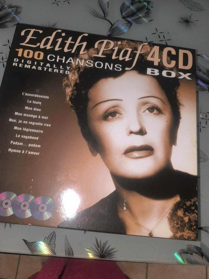 Edith Piaf set van 4 cd's, Cd's en Dvd's, Cd's | Franstalig, Nieuw in verpakking, Ophalen of Verzenden