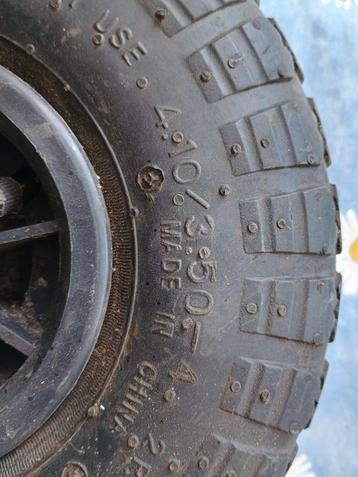 steekwagenwiel 4.10/3.50-4 + velg extra GRATIS  beschikbaar voor biedingen
