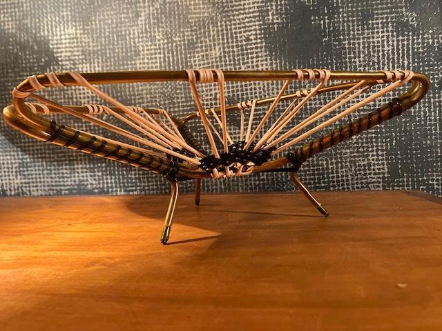 VINTAGE MANDJE ATOMIC AGE JAREN 50, Verzamelen, Retro, Huis en Inrichting, Ophalen of Verzenden