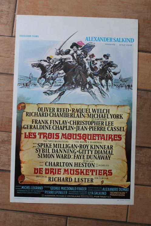 filmaffiche The Tree Musketeers 1973 filmposter, Verzamelen, Posters, Zo goed als nieuw, Film en Tv, A1 t/m A3, Rechthoekig Staand