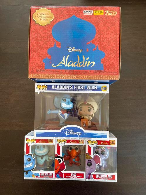 Funko Disney Aladdin vaulted set, Collections, Jouets miniatures, Neuf, Enlèvement ou Envoi