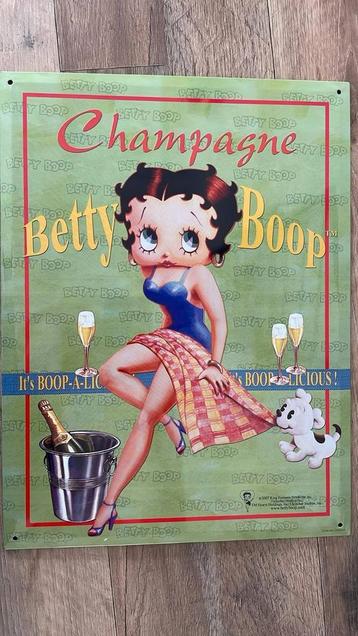 Décoration murale Betty Boop, en métal clair, 40 x 30 cm, Enlèvement, Comme neuf